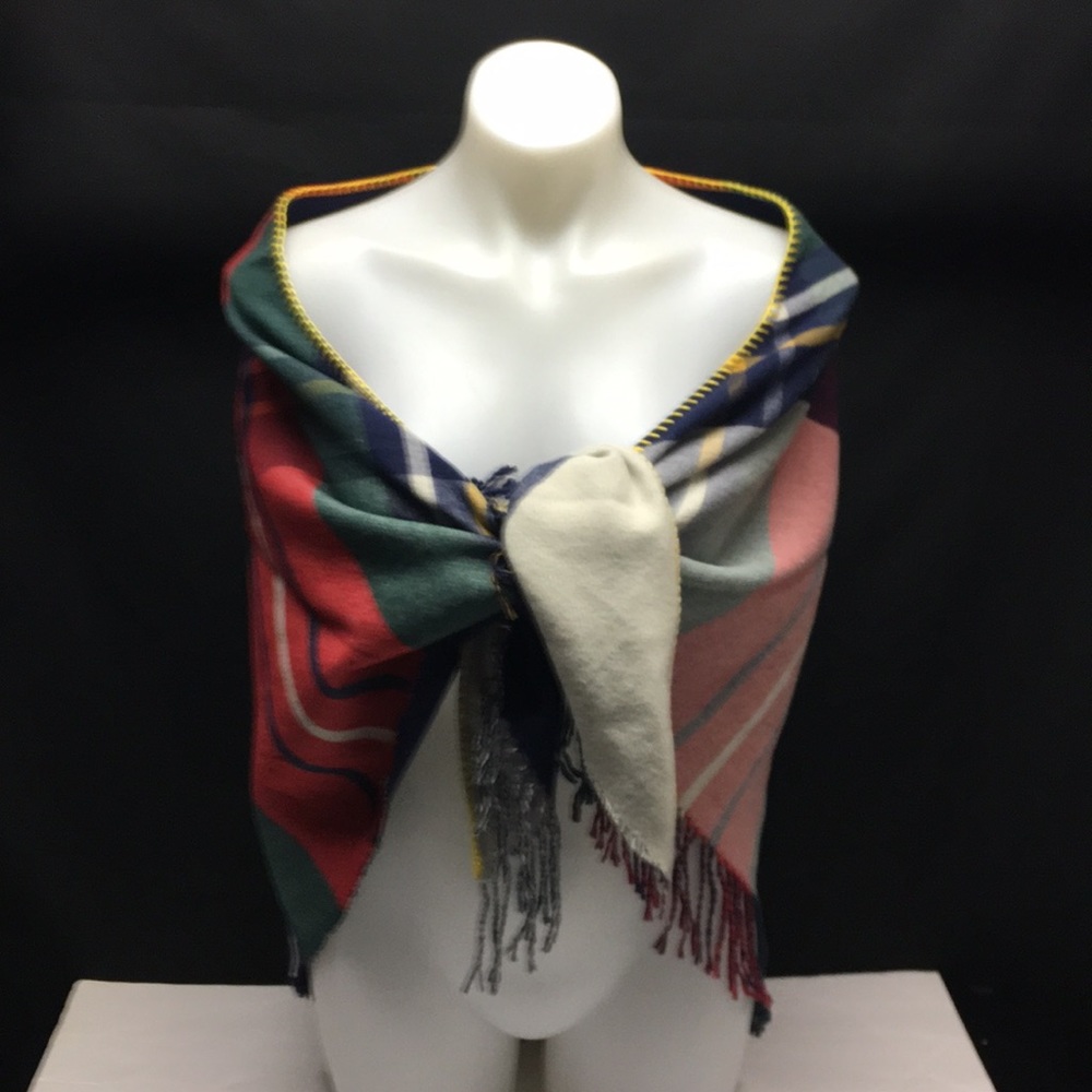 ♨️JOULES warn & super soft scarf REVERSIBLE♨️ - Picture 4 of 11